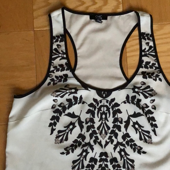 Sheer racerback dressy top - Picture 2 of 3